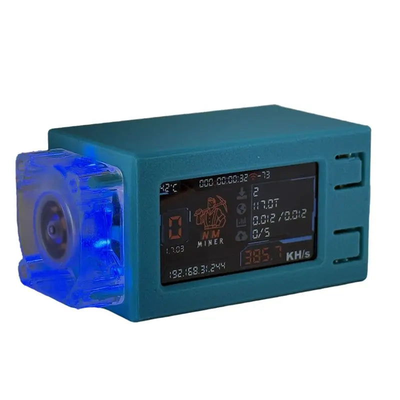 ABFM Nerdminer V2 Pro Max 390KH/s BTC Solo Miner with RGB Cooling Fan