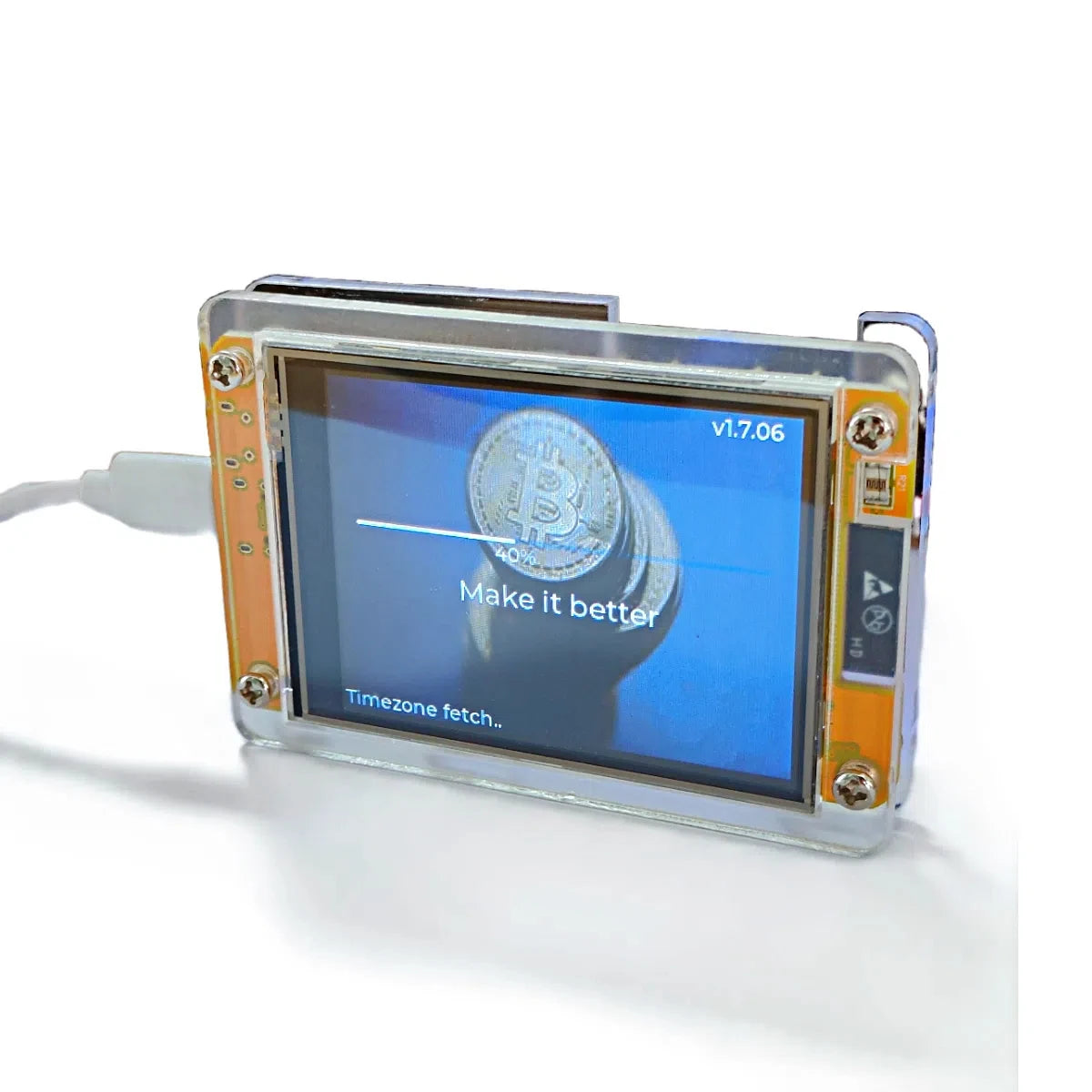 NMMiner NerdMiner CYD 960KH/s – ESP32 Solo Bitcoin Lottery Miner with 2.8” Display